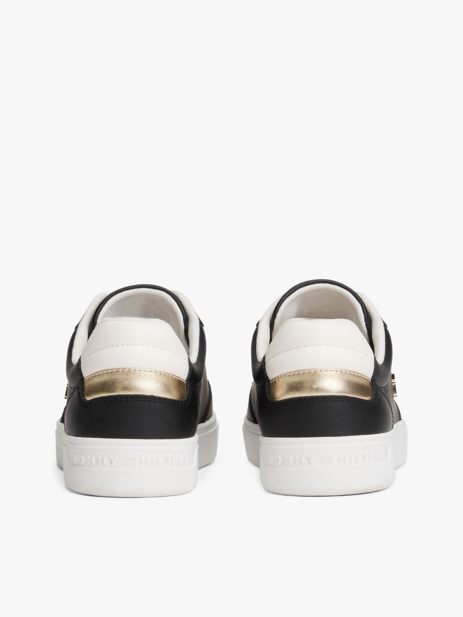 Tommy Hilfiger Metallic Leather Court Sneaker