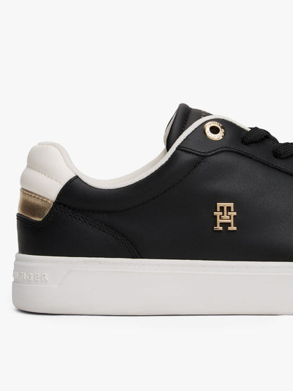Tommy Hilfiger Metallic Leather Court Sneaker