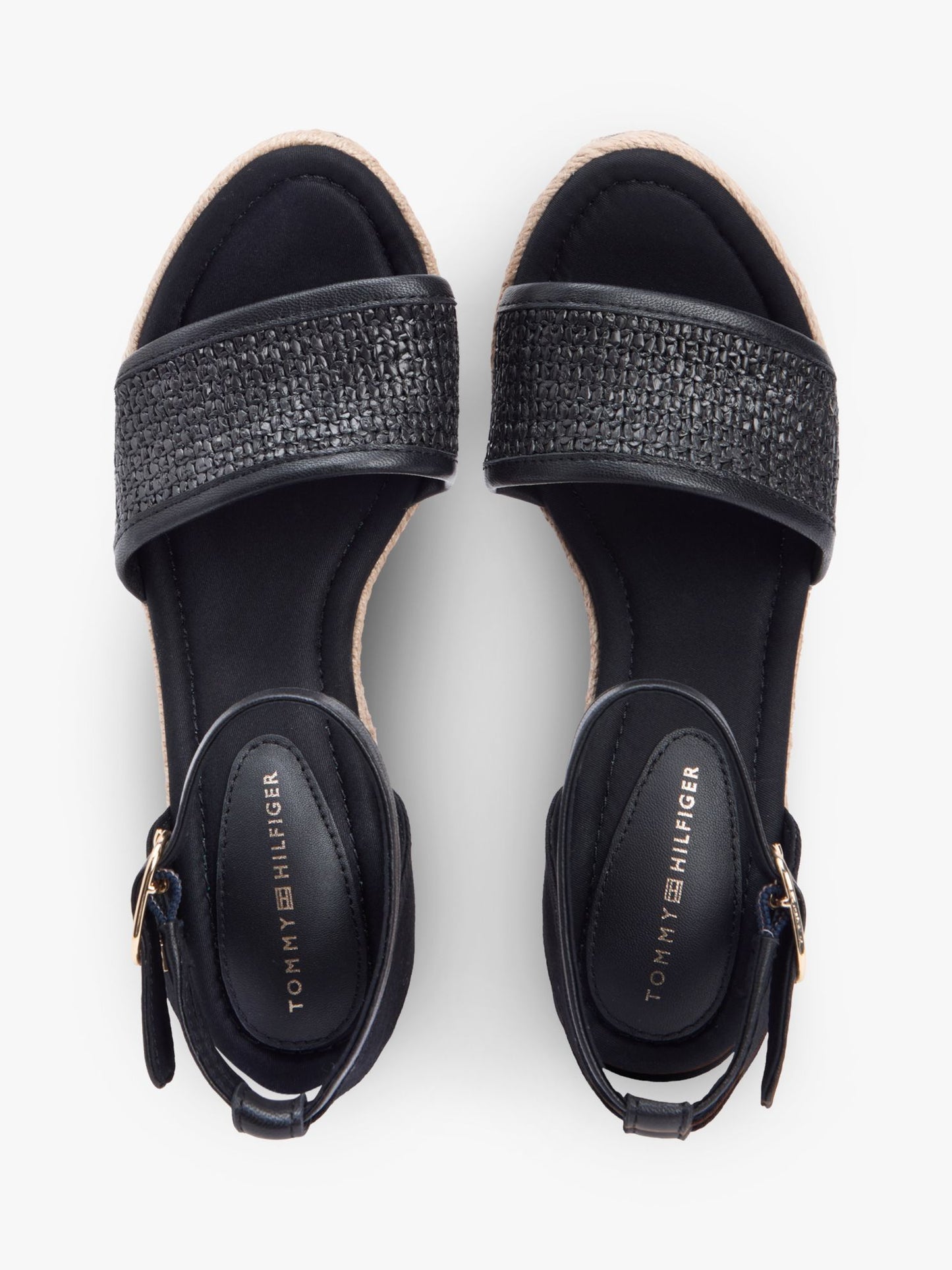 Tommy Hilfiger Raffia Wedge Espadrille Sandal