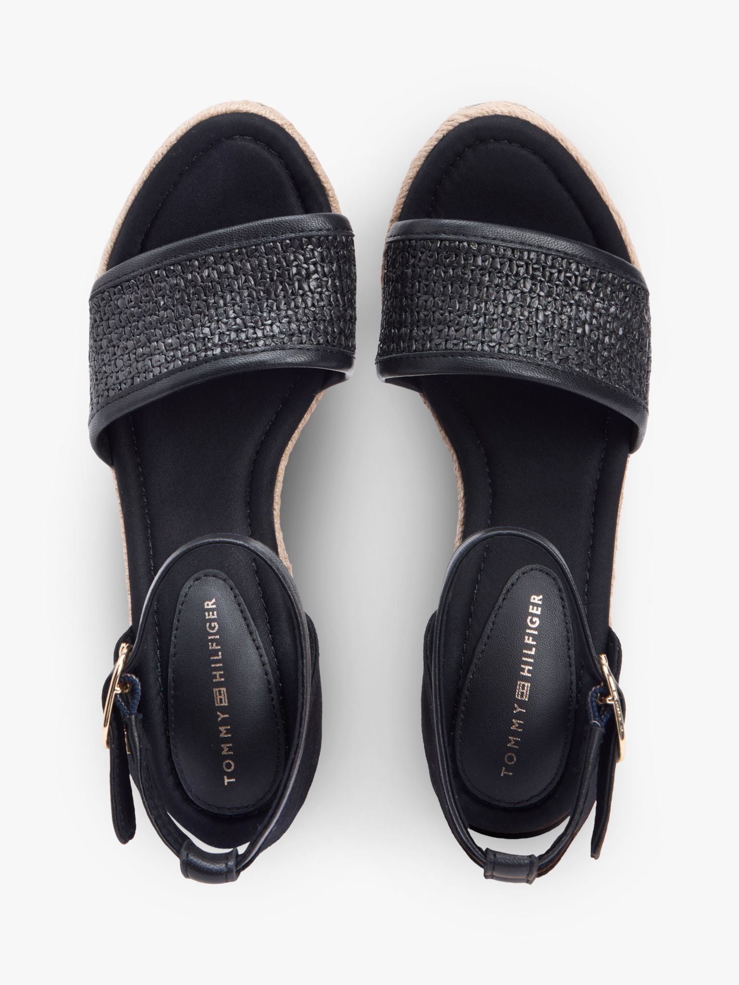 Tommy Hilfiger Raffia Wedge Espadrille Sandal