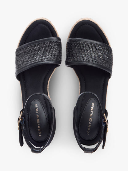 Tommy Hilfiger Raffia Wedge Espadrille Sandal