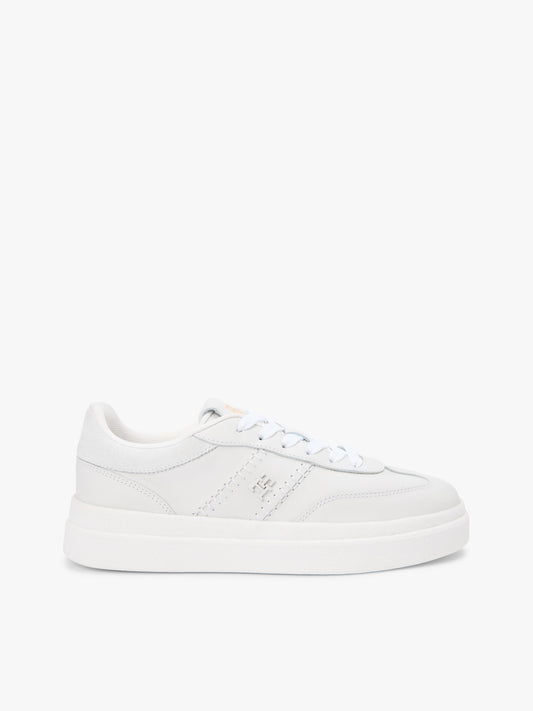Tommy Hilfiger Platform Leather Court Sneaker