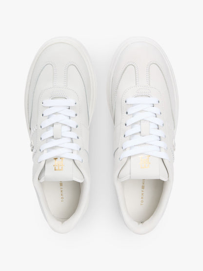 Tommy Hilfiger Platform Leather Court Sneaker