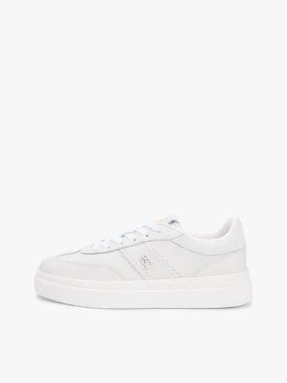 Tommy Hilfiger Platform Leather Court Sneaker