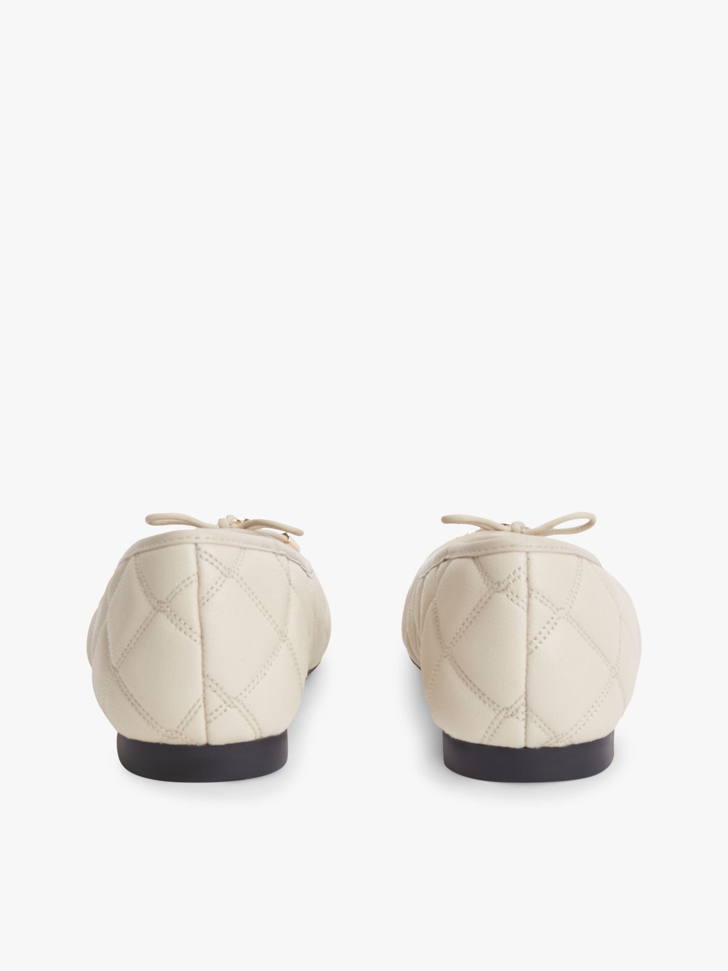Tommy Hilfiger Quilted Leather Ballet Flat