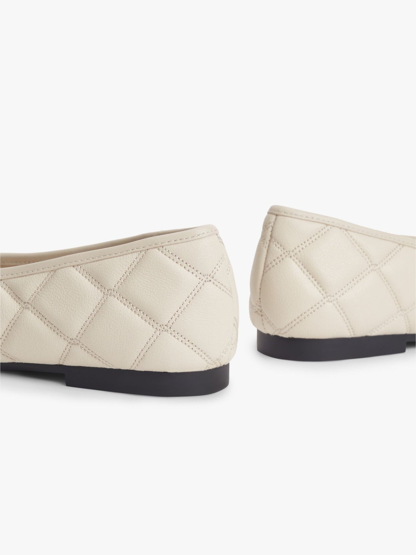 Tommy Hilfiger Quilted Leather Ballet Flat