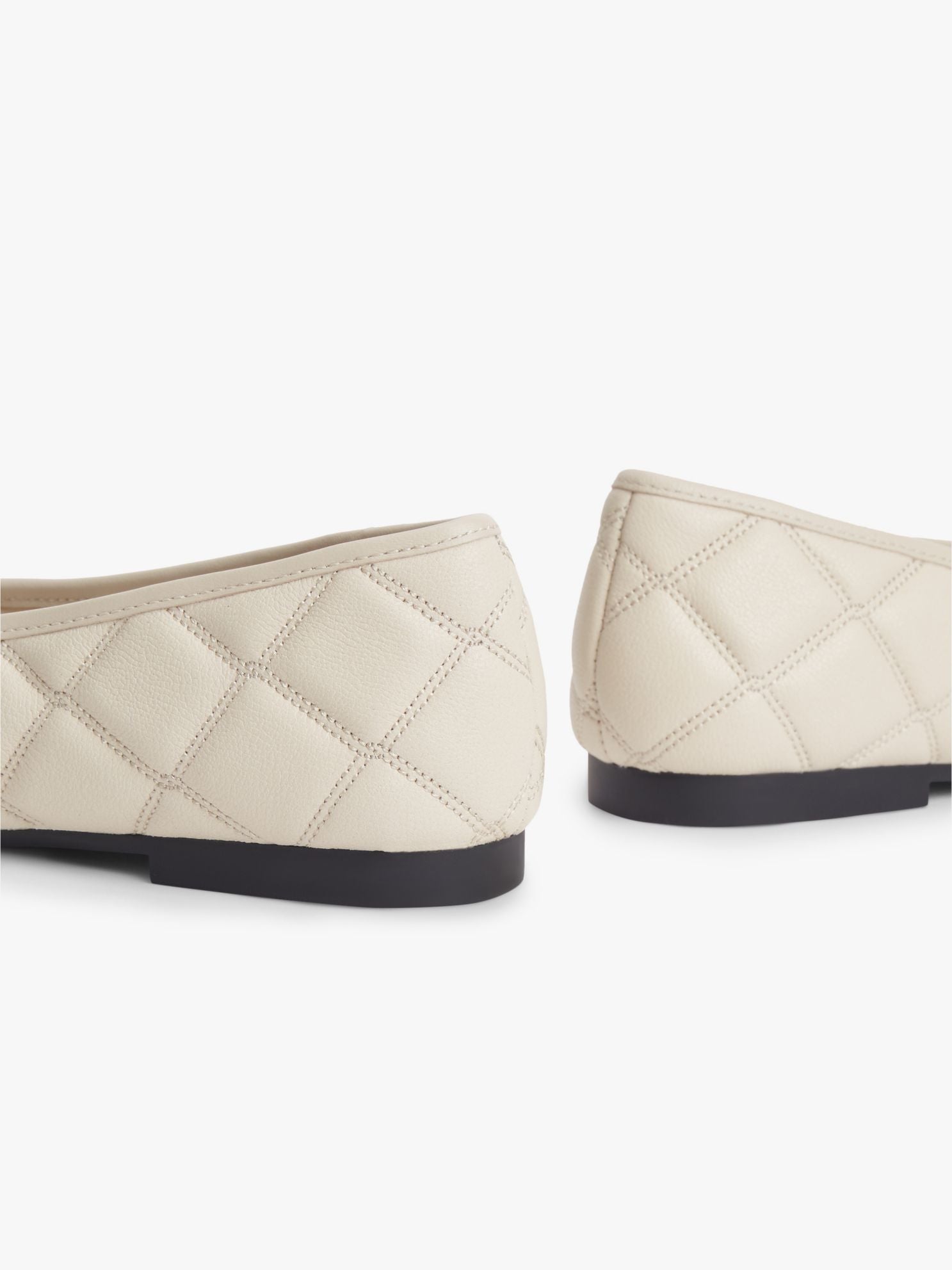 Tommy Hilfiger Quilted Leather Ballet Flat