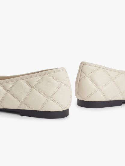 Tommy Hilfiger Quilted Leather Ballet Flat