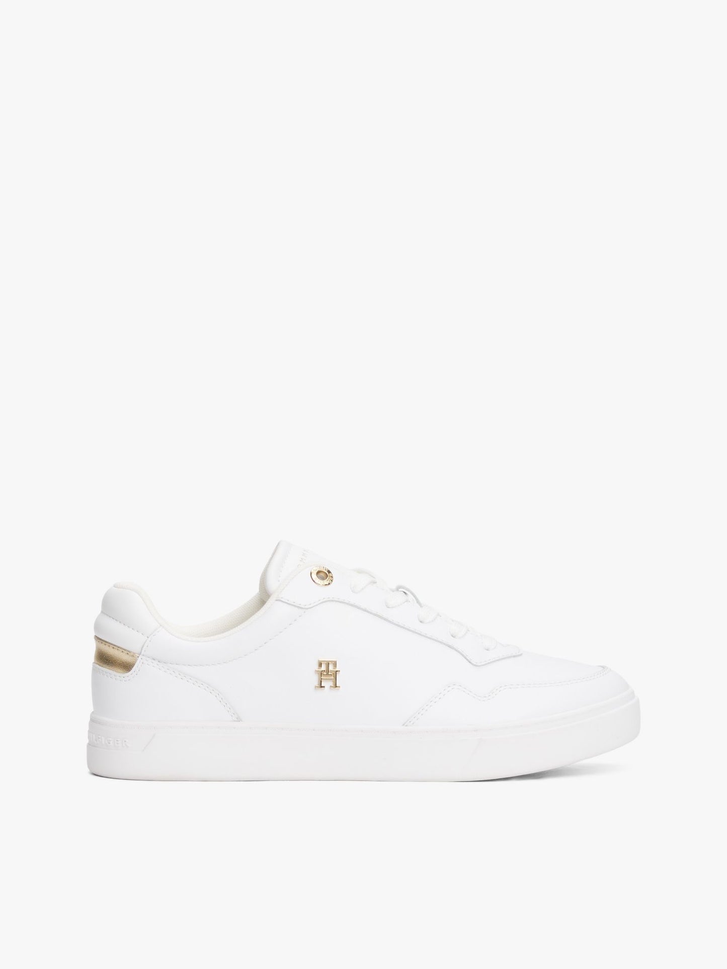 Tommy Hilfiger Metallic Accent Leather Court Sneaker