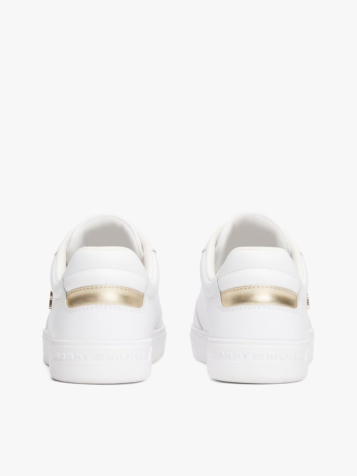 Tommy Hilfiger Metallic Accent Leather Court Sneaker