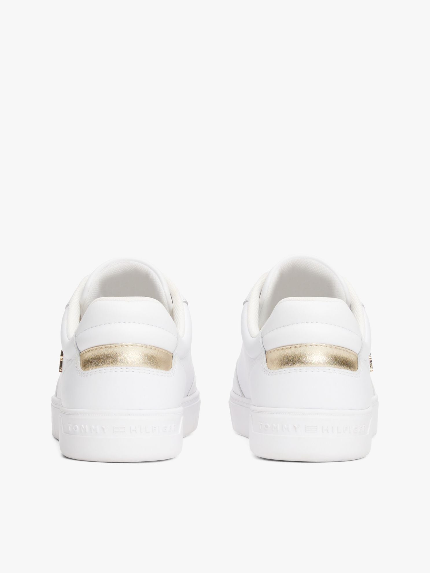 Tommy Hilfiger Metallic Accent Leather Court Sneaker