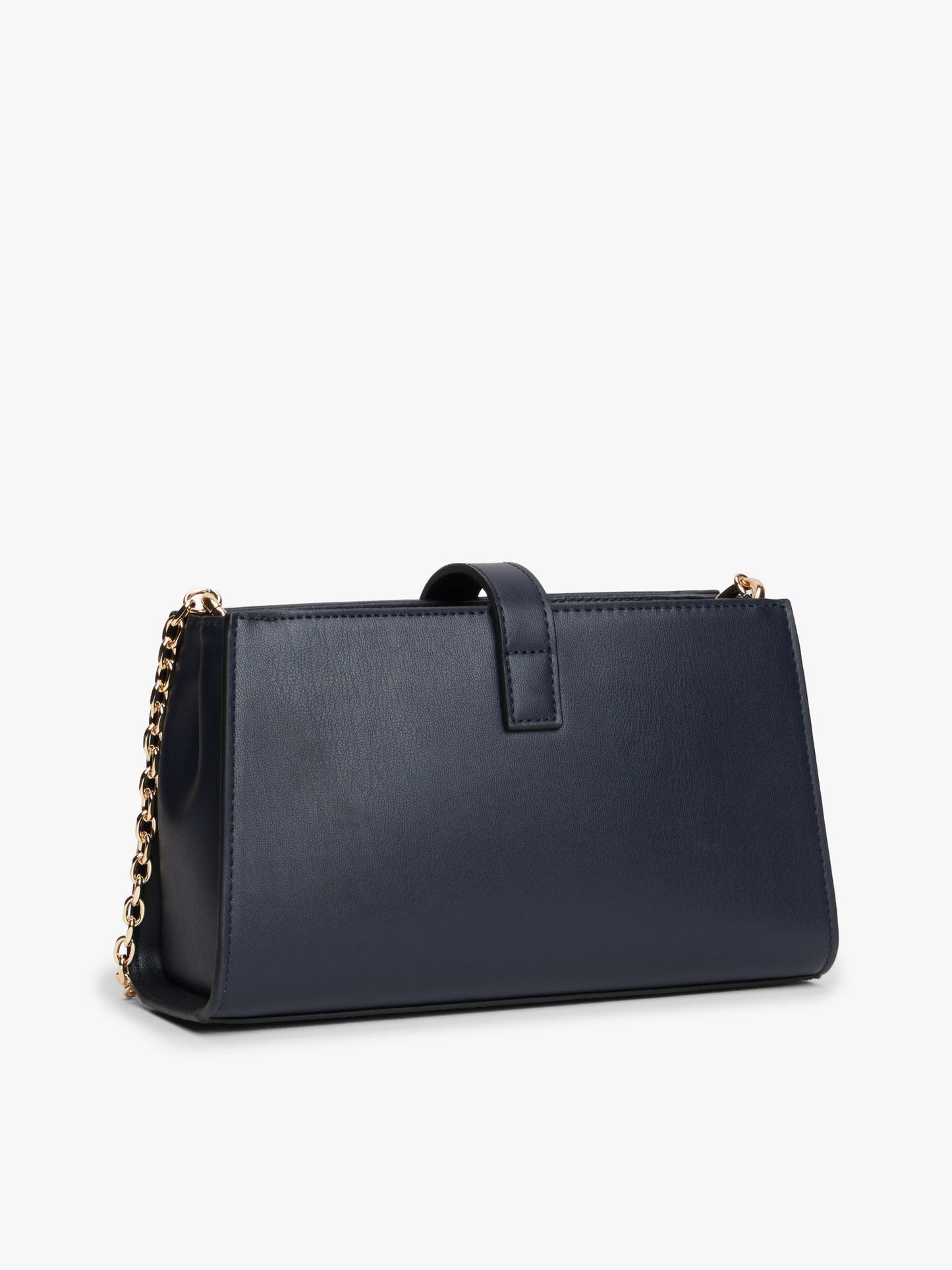 Tommy Hilfiger Polished Monogram Chain Crossbody Bag