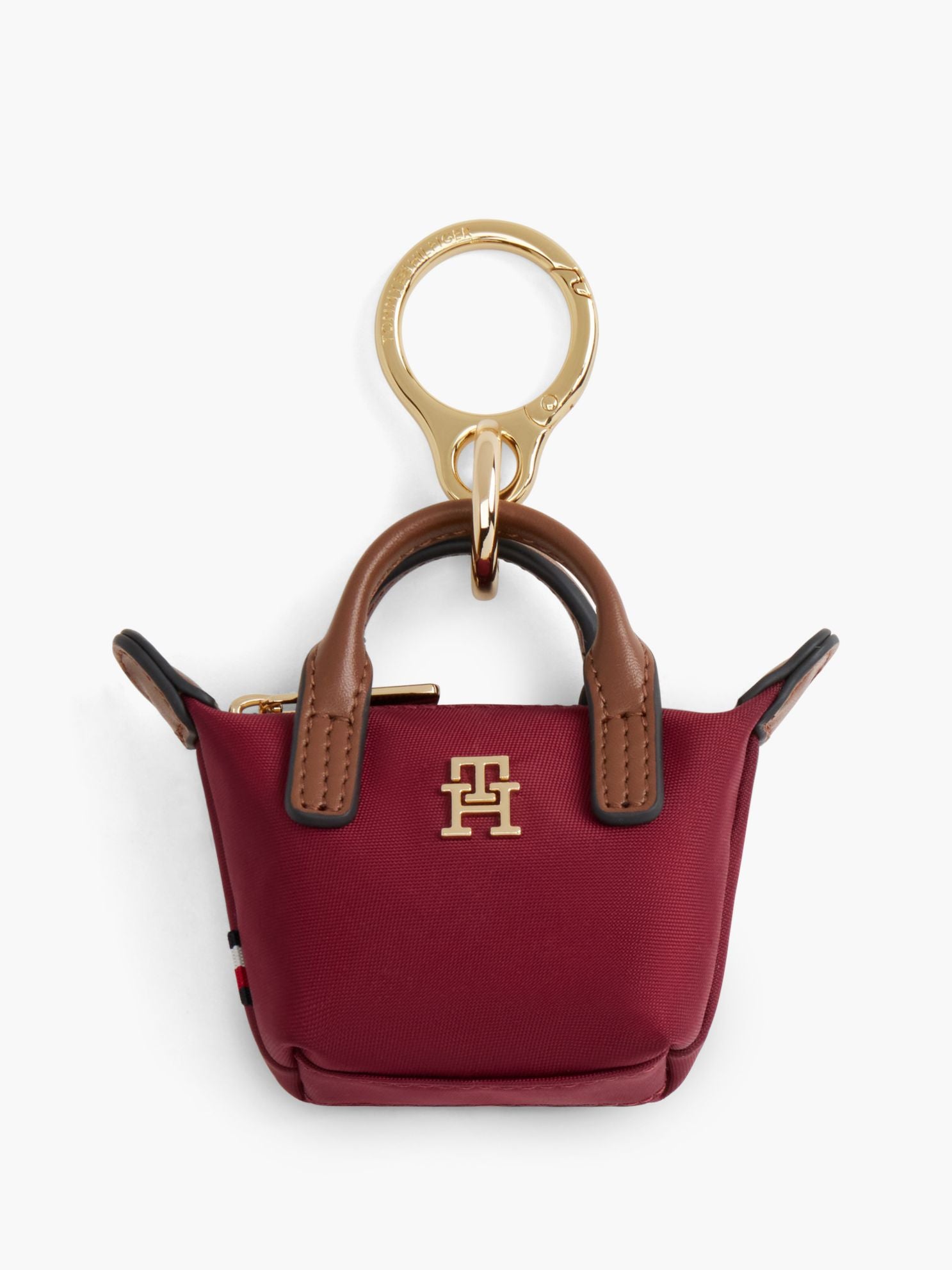 Tommy Hilfiger Monogram Coin Purse Bag Charm