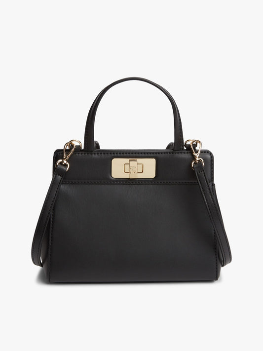 Tommy Hilfiger Monogram Turnlock Mini Satchel Bag