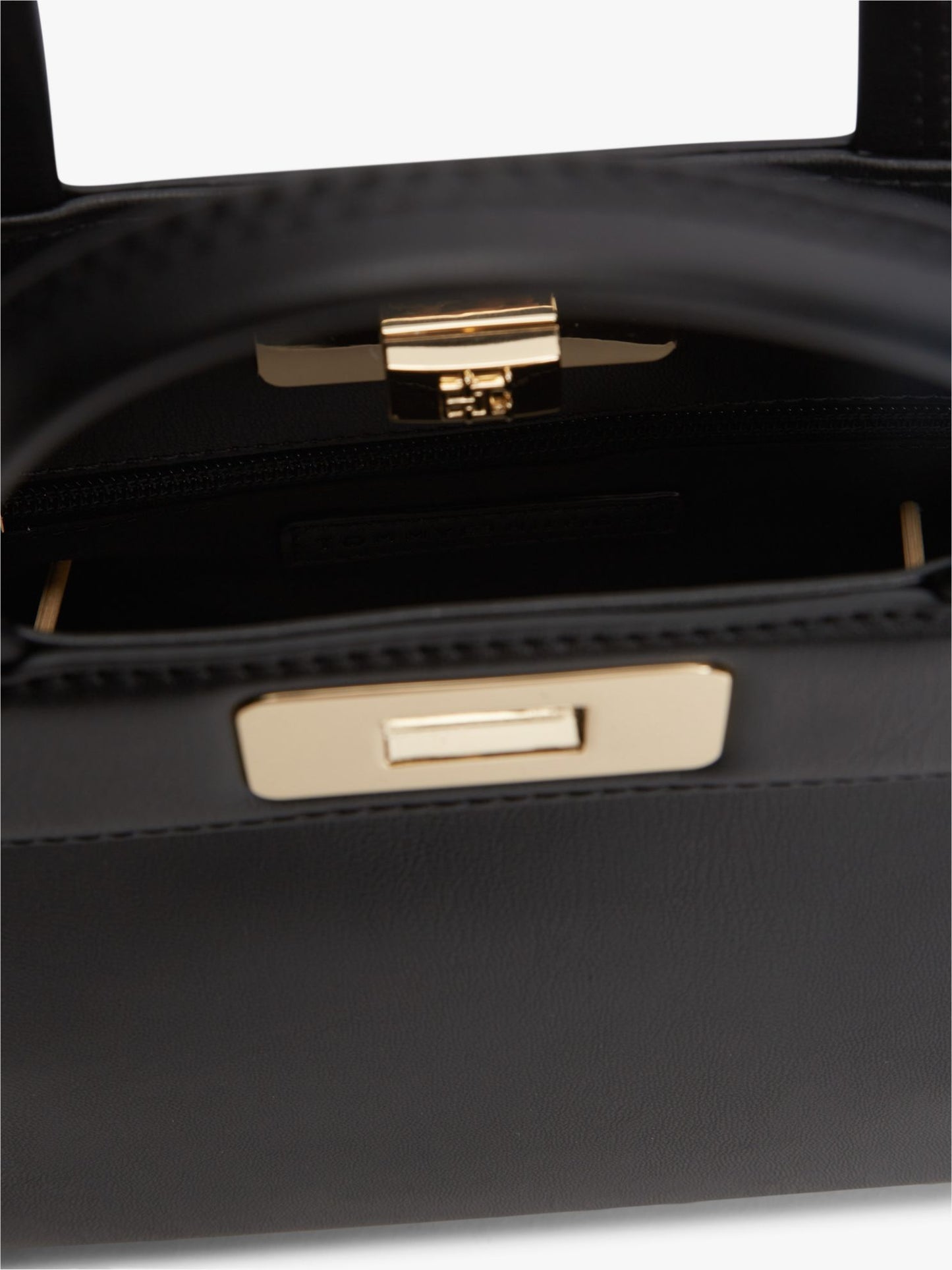 Tommy Hilfiger Monogram Turnlock Mini Satchel Bag