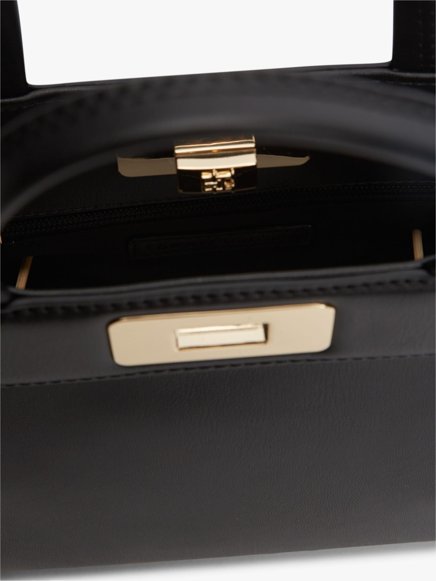 Tommy Hilfiger Monogram Turnlock Mini Satchel Bag