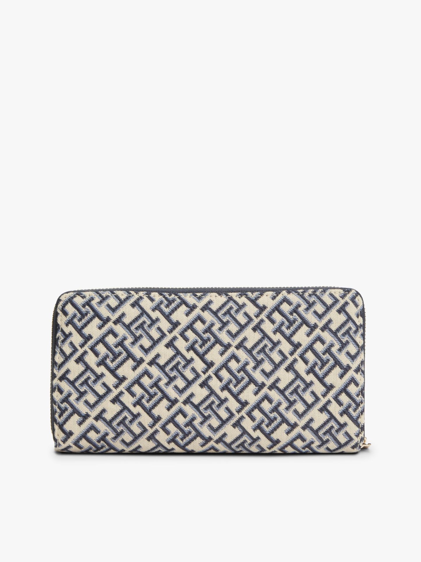 Tommy Hilfiger Monogram Jacquard Large Zip Wallet