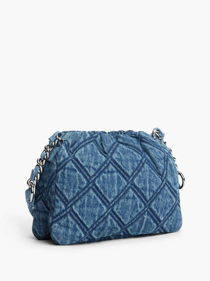 Tommy Hilfiger Quilted Denim Mini Crossbody Bag