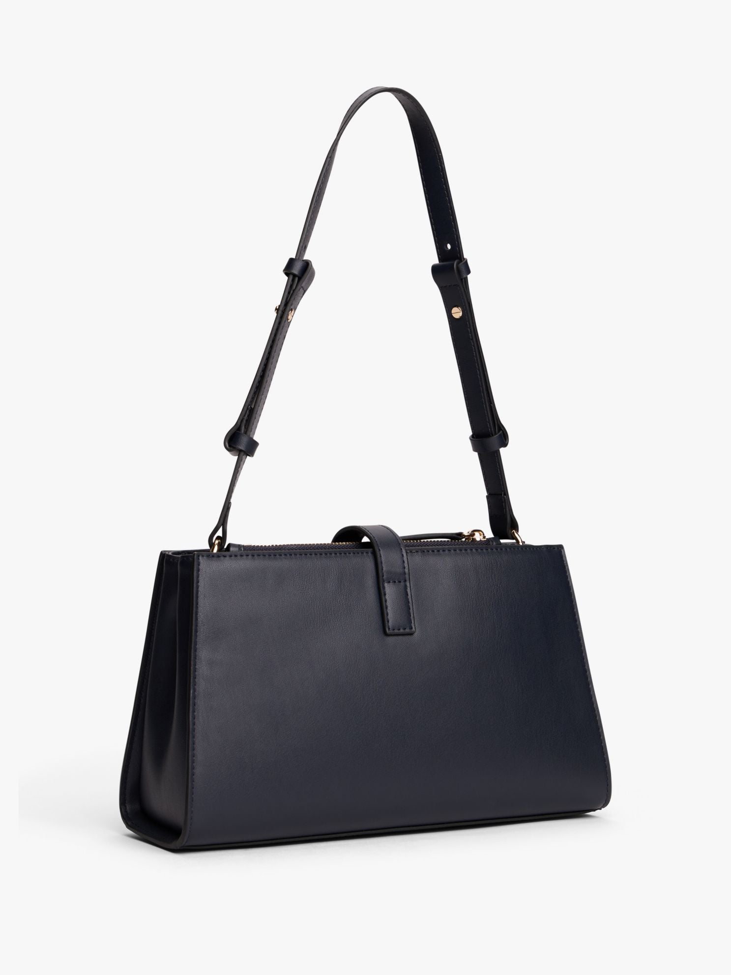 Tommy Hilfiger Polished Monogram Shoulder Bag