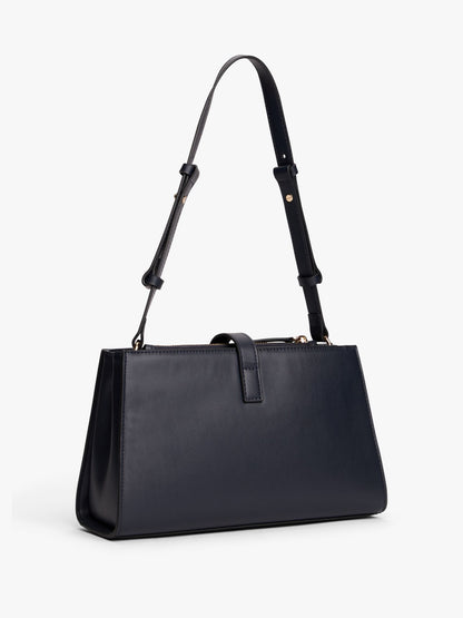 Tommy Hilfiger Polished Monogram Shoulder Bag