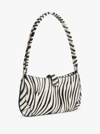 Tommy Hilfiger Tommy Jeans Zebra-Print Calf Hair Bag