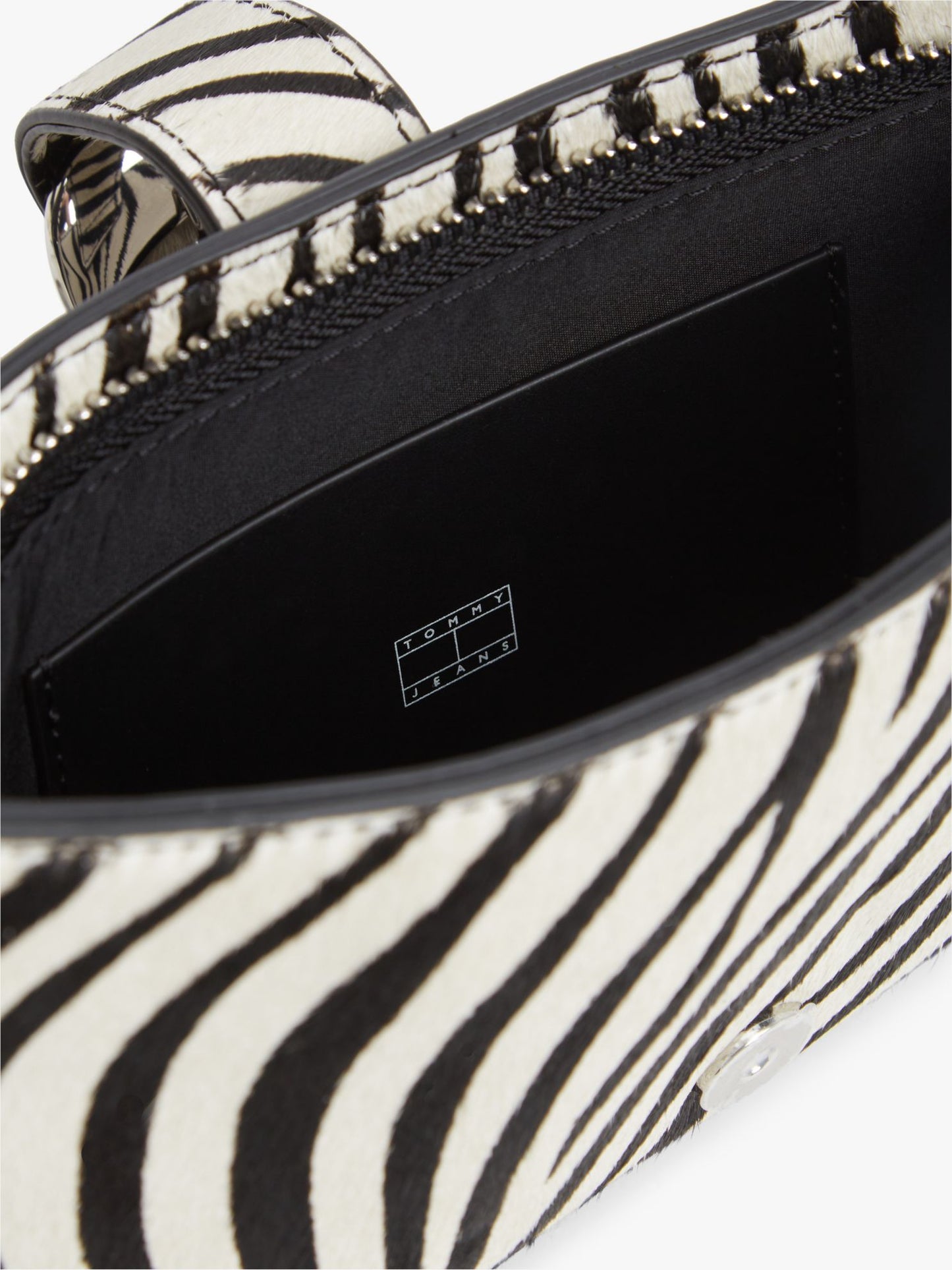 Tommy Hilfiger Tommy Jeans Zebra-Print Calf Hair Bag