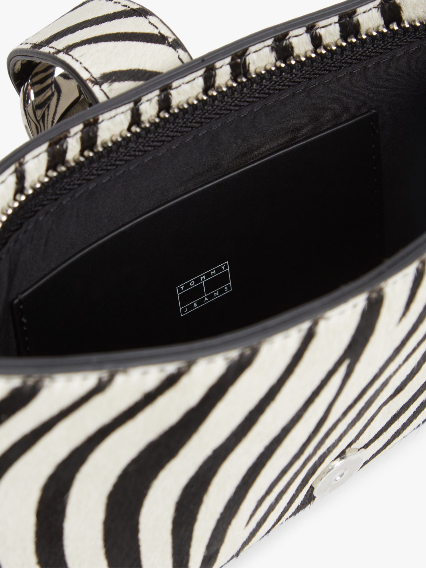 Tommy Hilfiger Tommy Jeans Zebra-Print Calf Hair Bag