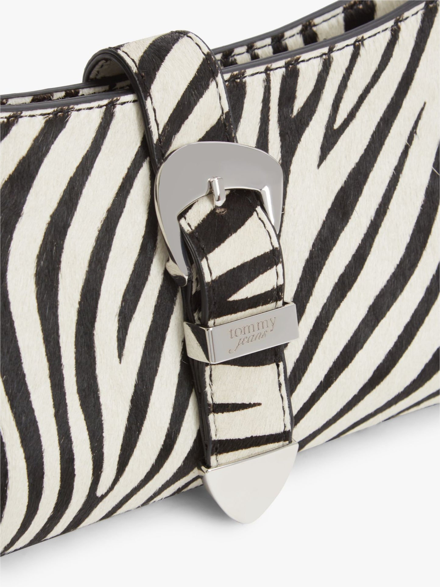 Tommy Hilfiger Tommy Jeans Zebra-Print Calf Hair Bag