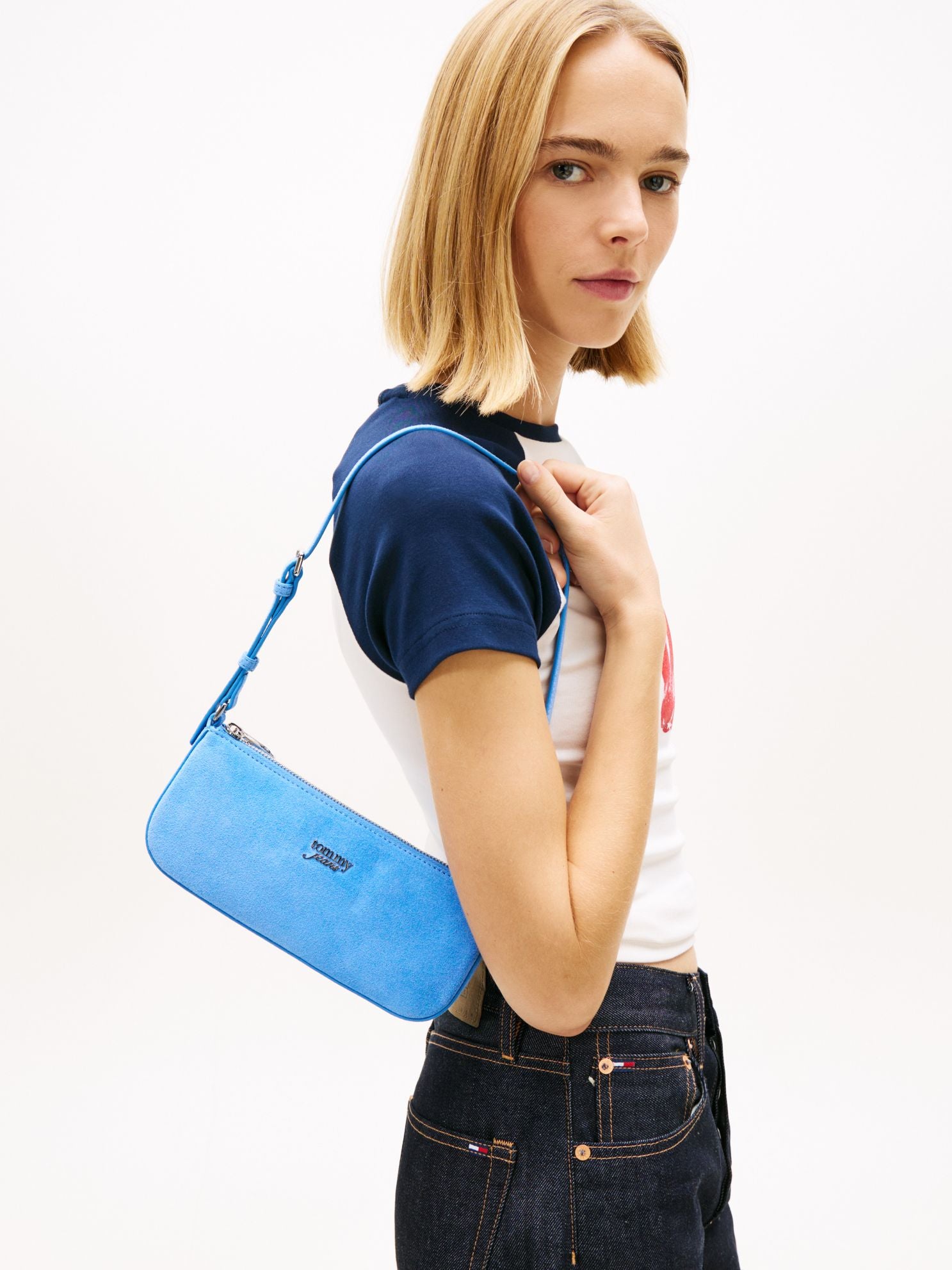 Tommy Hilfiger Tommy Jeans Suede Shoulder Bag