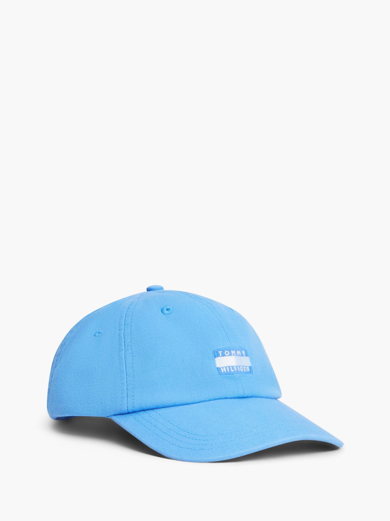Tommy Hilfiger Tonal Flag Logo Canvas Baseball Cap