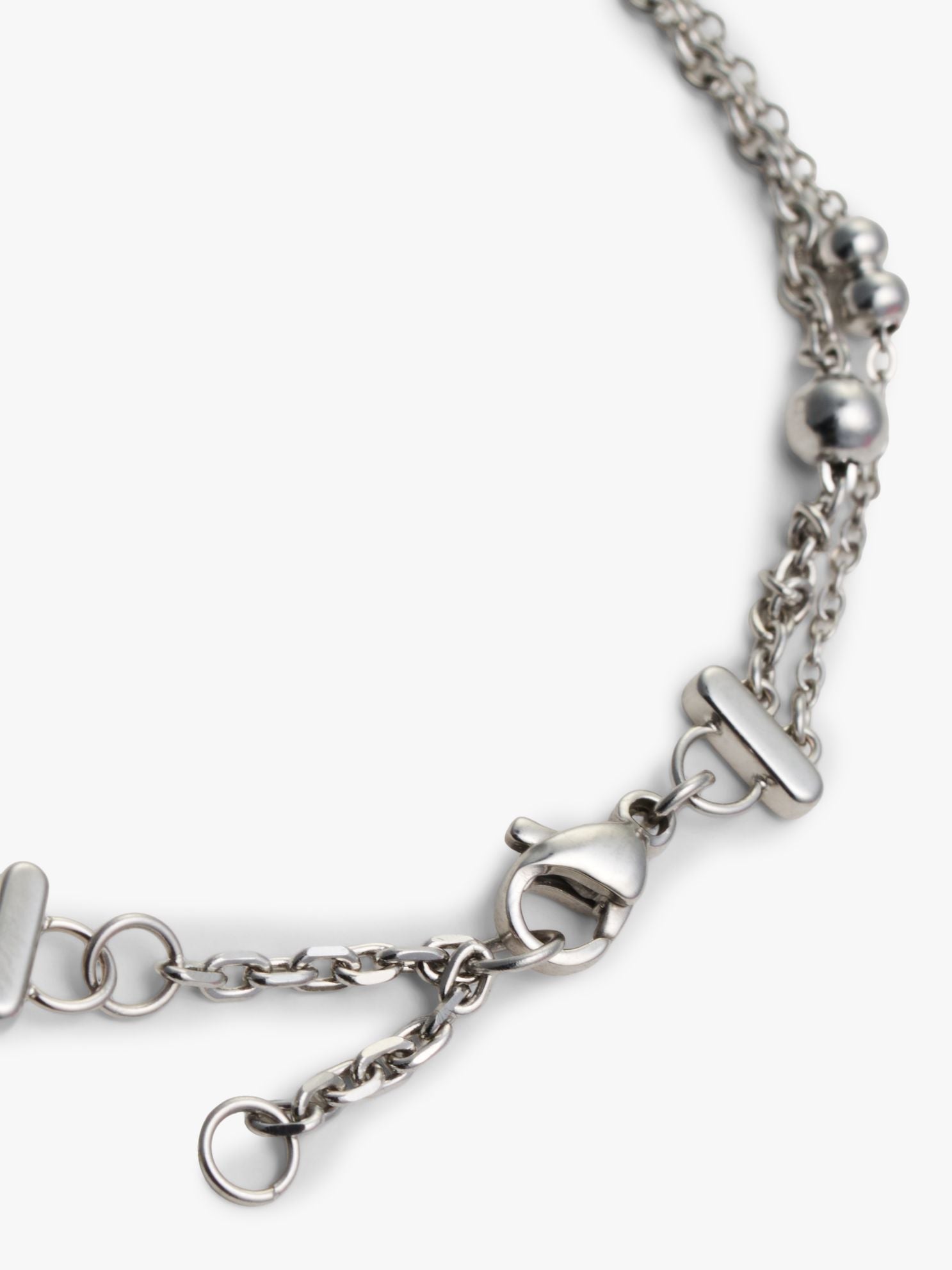 Tommy Hilfiger Heart Charm Double-Layered Bracelet