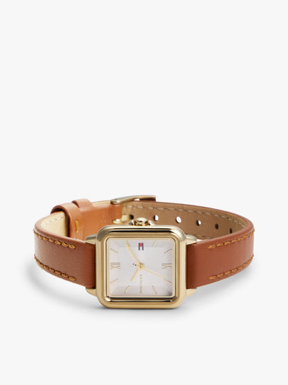 Tommy Hilfiger 24MM Leather Strap Dress Watch