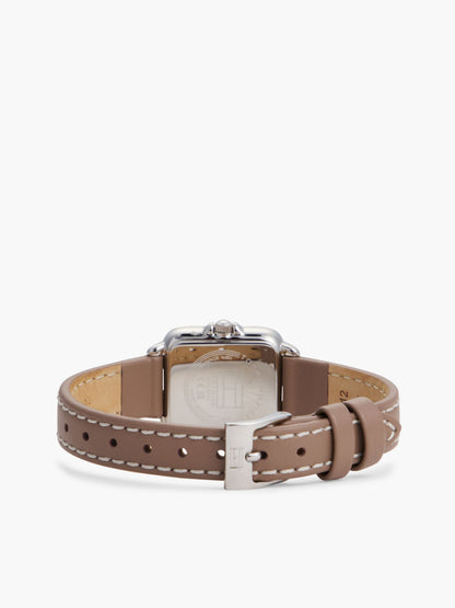 Tommy Hilfiger 24MM Leather Strap Dress Watch
