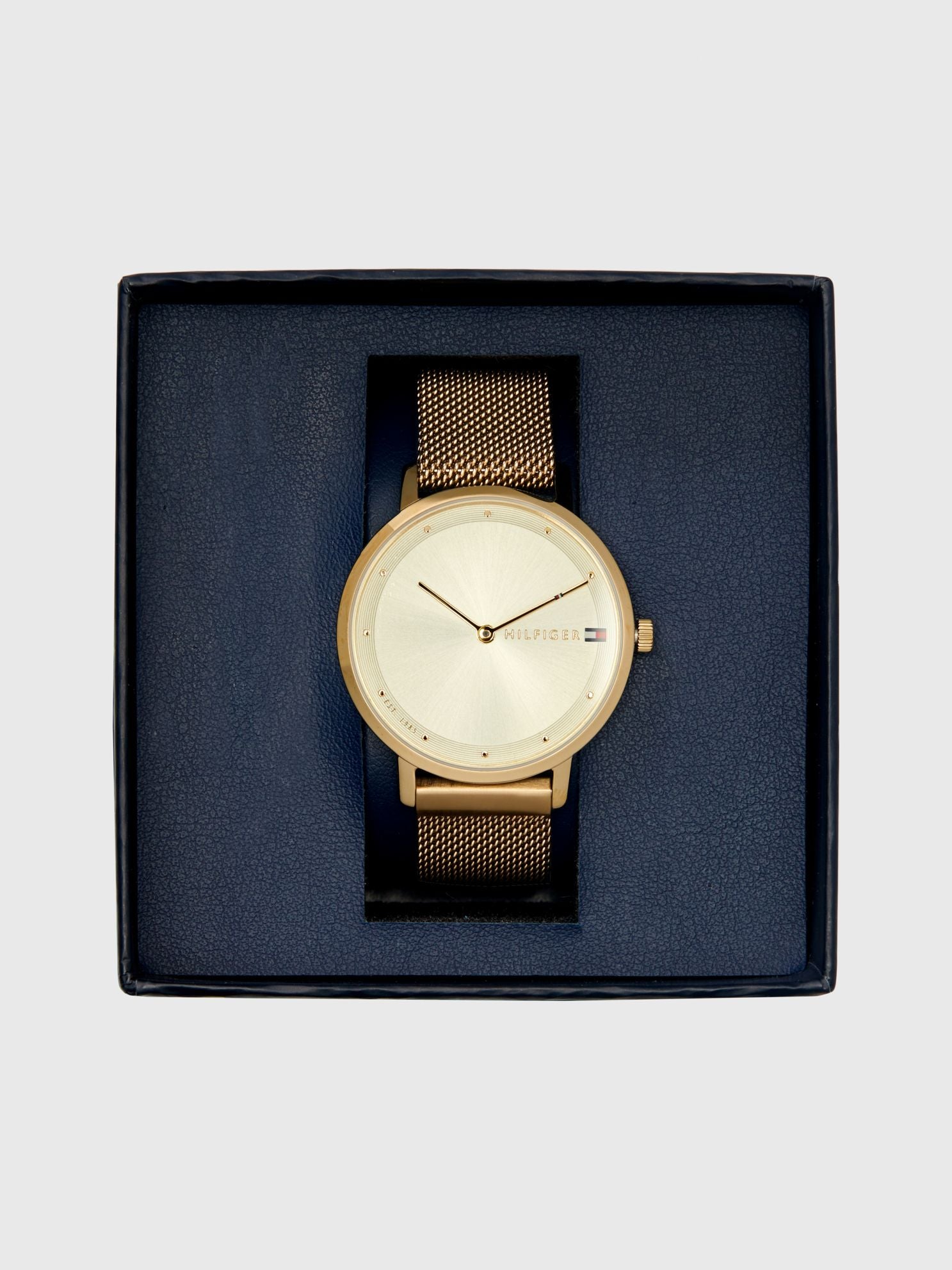 Tommy Hilfiger Gold Watch with Magnetic Strap