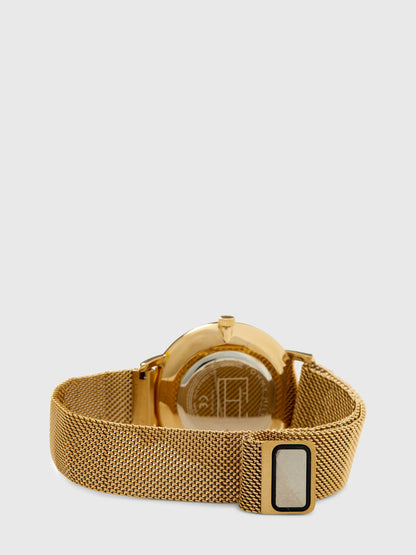 Tommy Hilfiger Gold Watch with Magnetic Strap