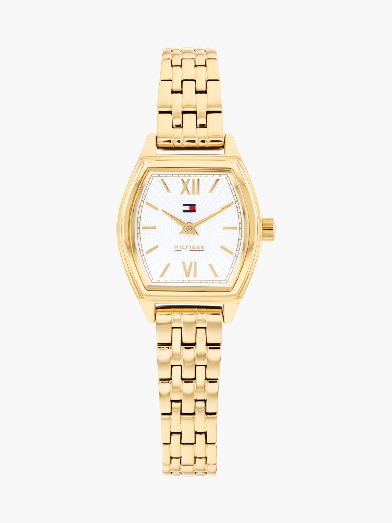 Tommy Hilfiger 21.5MM Patterned Tonneau Dress Watch
