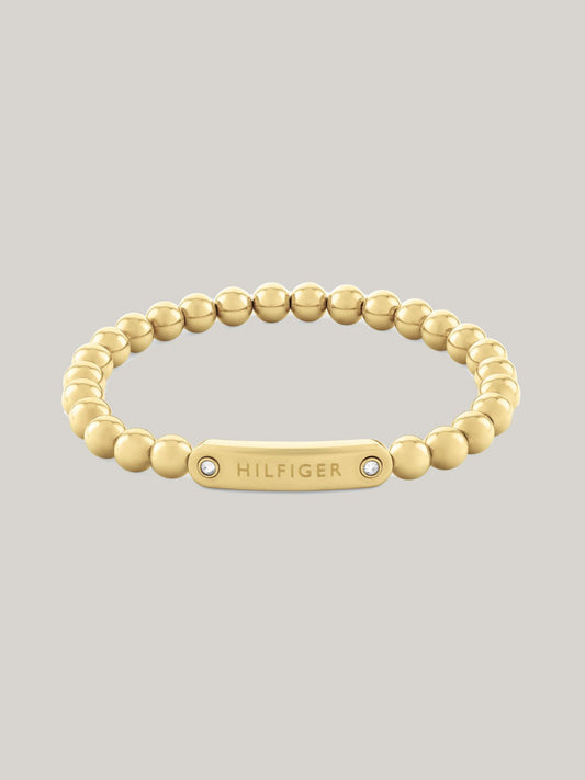 Tommy Hilfiger Monotype Metal Bead Bracelet