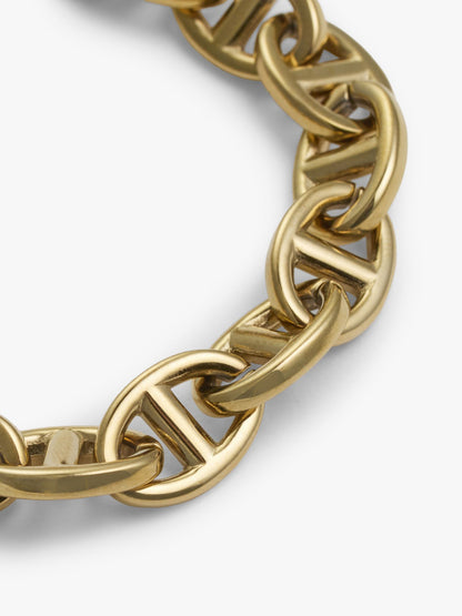 Tommy Hilfiger Gold-Plated Mariner-Link Chain Bracelet