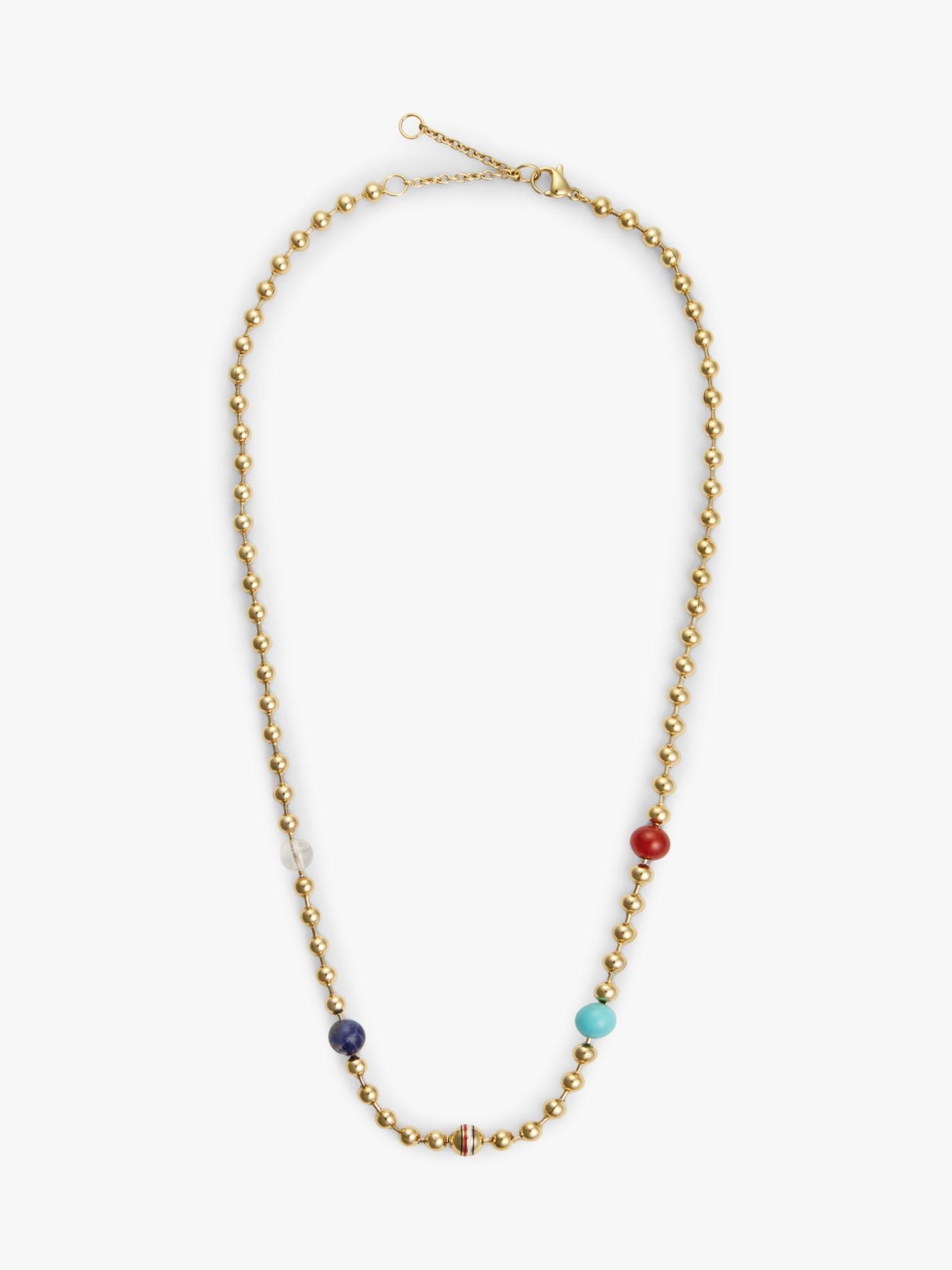 Tommy Hilfiger Boho Multicolor Beaded Necklace