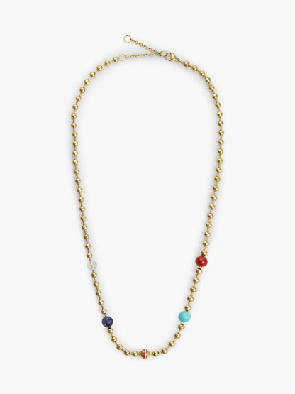 Tommy Hilfiger Boho Multicolor Beaded Necklace