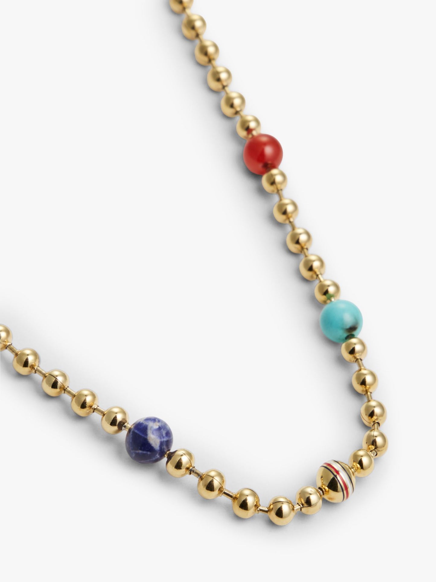 Tommy Hilfiger Boho Multicolor Beaded Necklace