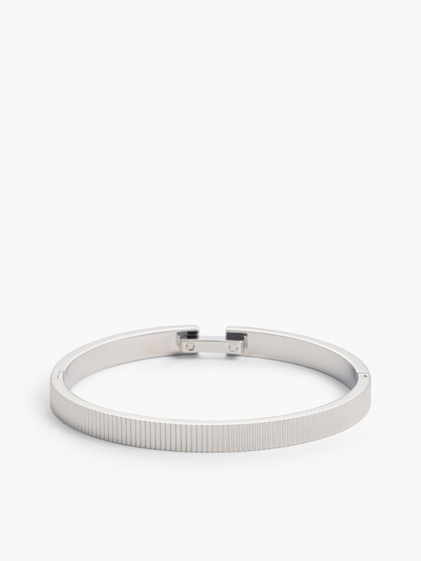 Tommy Hilfiger Signature Stripe Ridged Bangle Bracelet