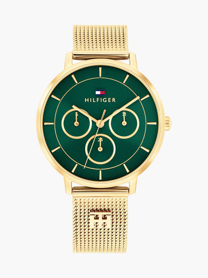 Tommy Hilfiger 36MM Monogram Accent Mesh Watch