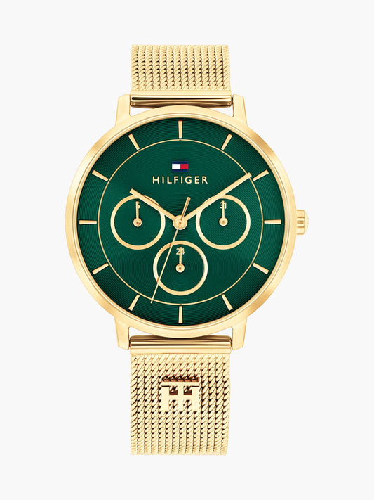 Tommy Hilfiger 36MM Monogram Accent Mesh Watch