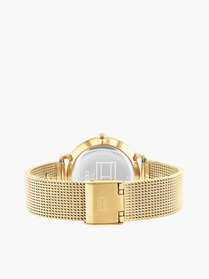 Tommy Hilfiger 36MM Monogram Accent Mesh Watch