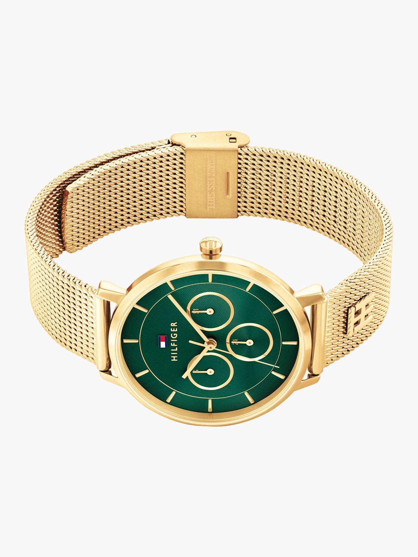 Tommy Hilfiger 36MM Monogram Accent Mesh Watch