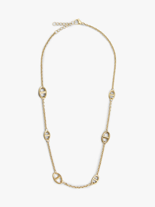 Tommy Hilfiger Gold-Plated Slim Mariner-Link Necklace