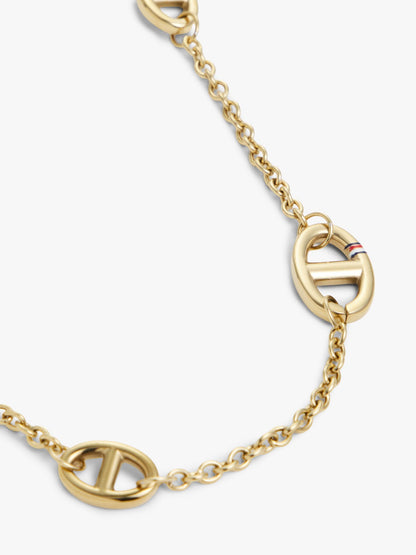 Tommy Hilfiger Gold-Plated Slim Mariner-Link Necklace