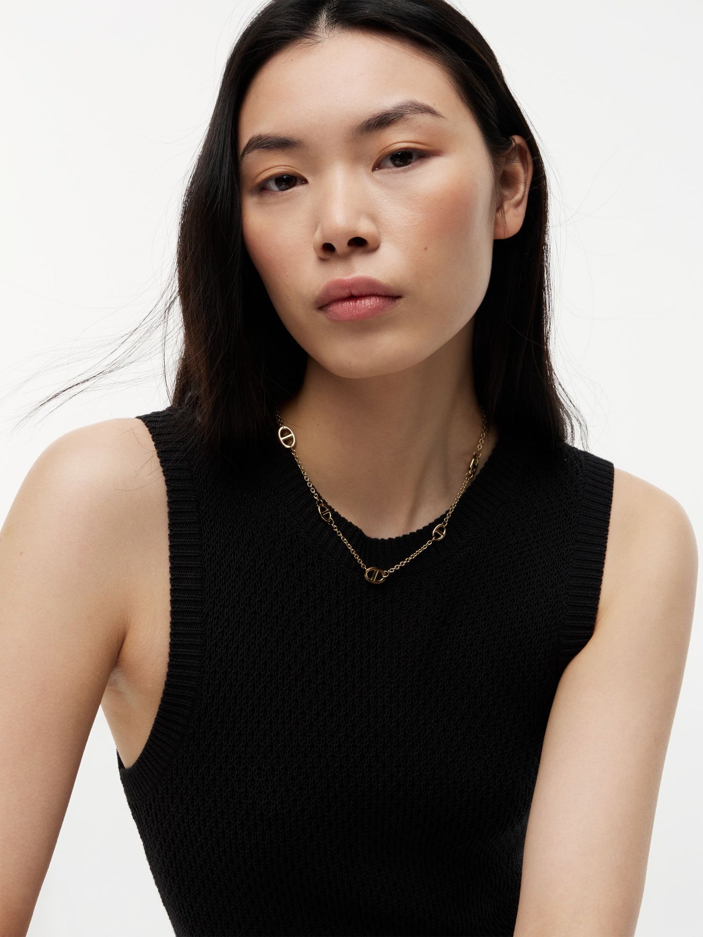 Tommy Hilfiger Gold-Plated Slim Mariner-Link Necklace