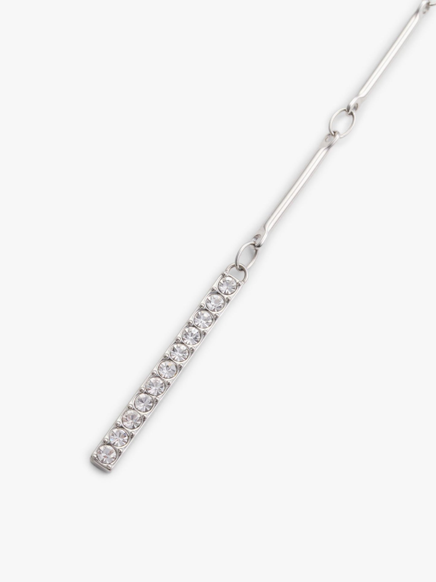 Tommy Hilfiger Crystal Accent Lariat Necklace
